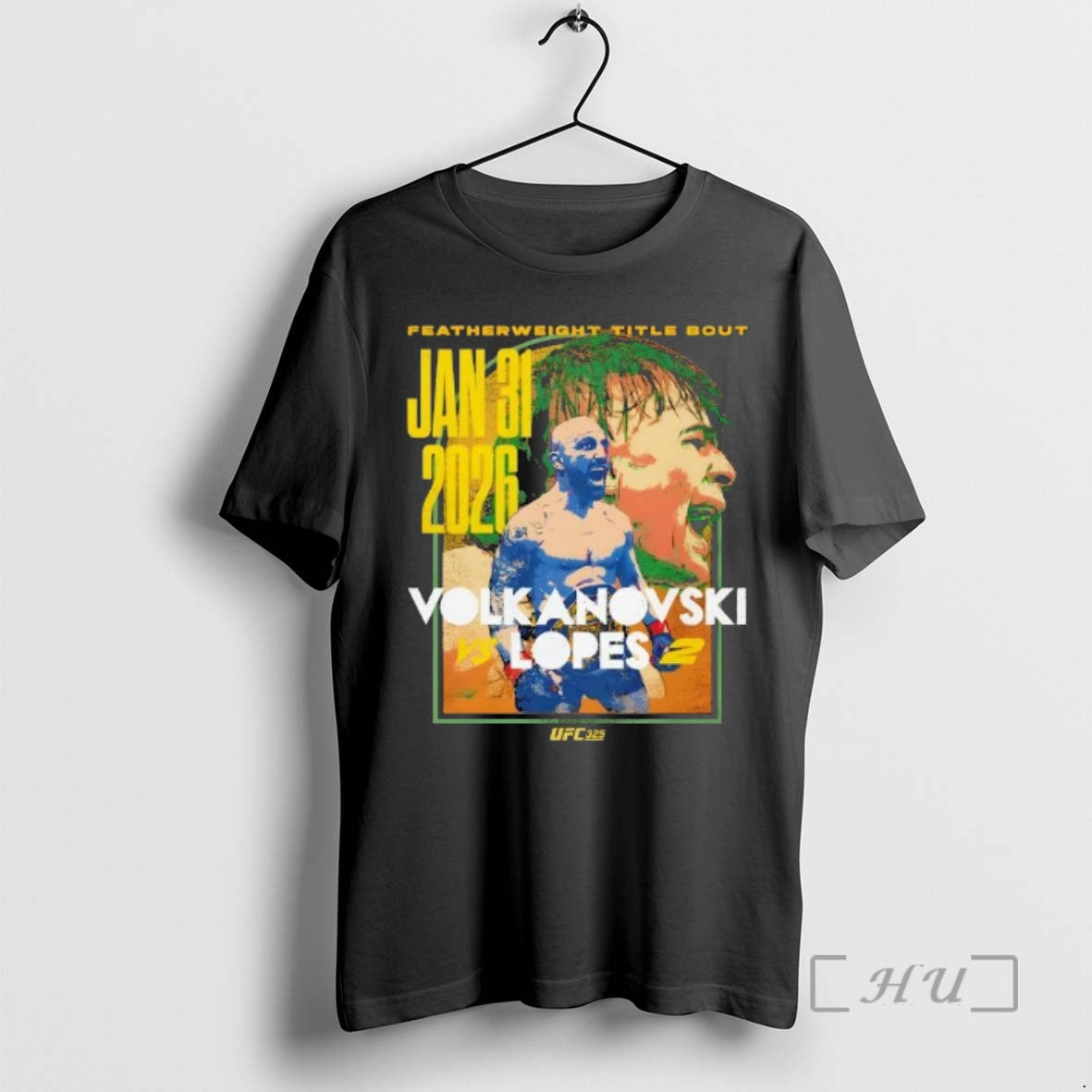 Officials Ufc 325 Volkanovski Vs Lopes 2 Match Up Jan 31 2026 Premium T Shirts Hoodie, Sweatshirt | AU01DripNestTees.com
