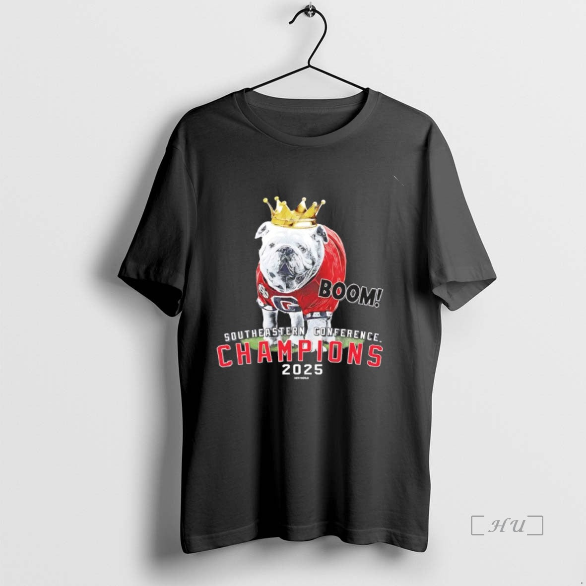 Officials Uga Boom 2025 Sec Southeastern Conference Champions Mascot T-Shirts, Hoodie, Sweatshirt | AU01DripNestTees.com