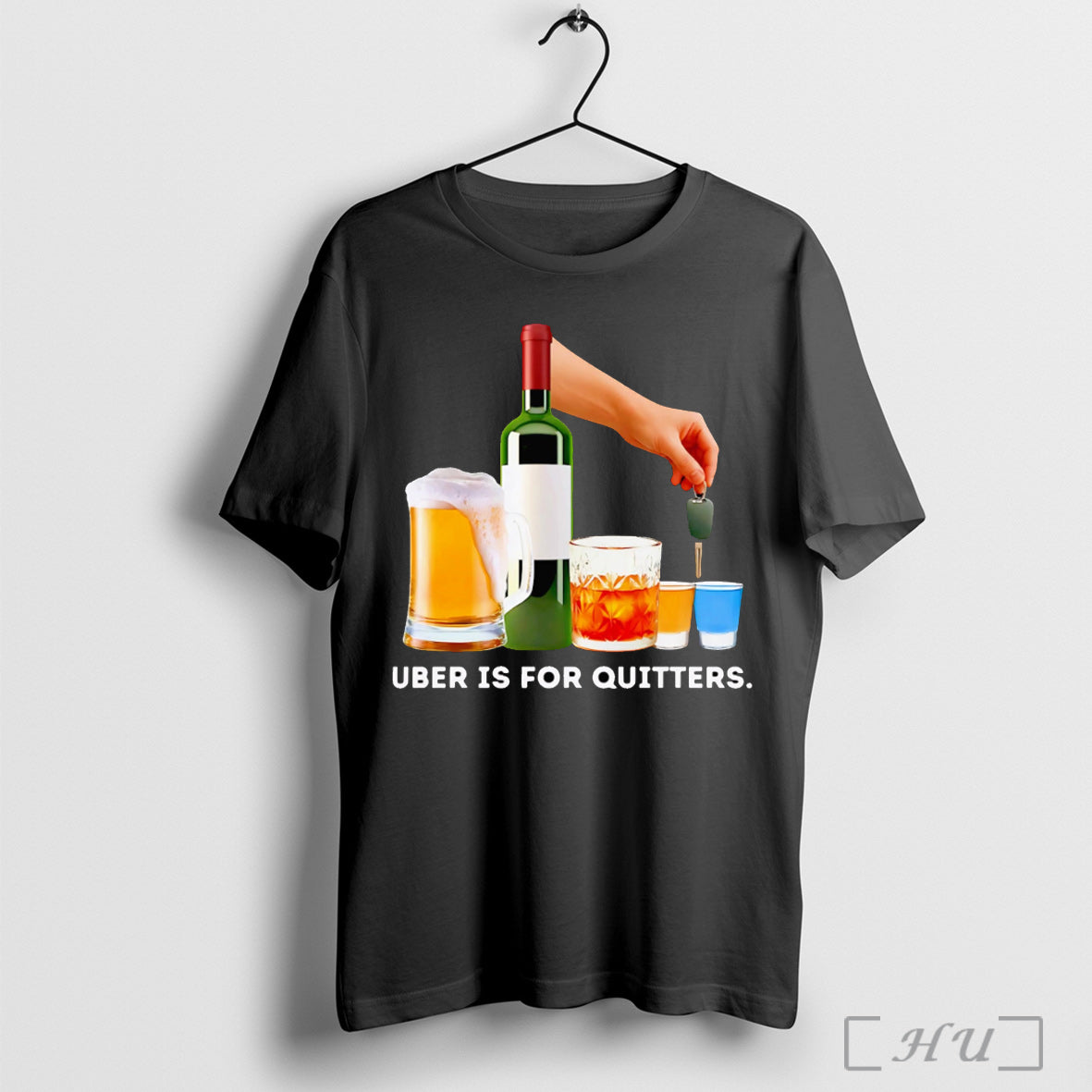 Officials Uber Is For Quitters T Shirt