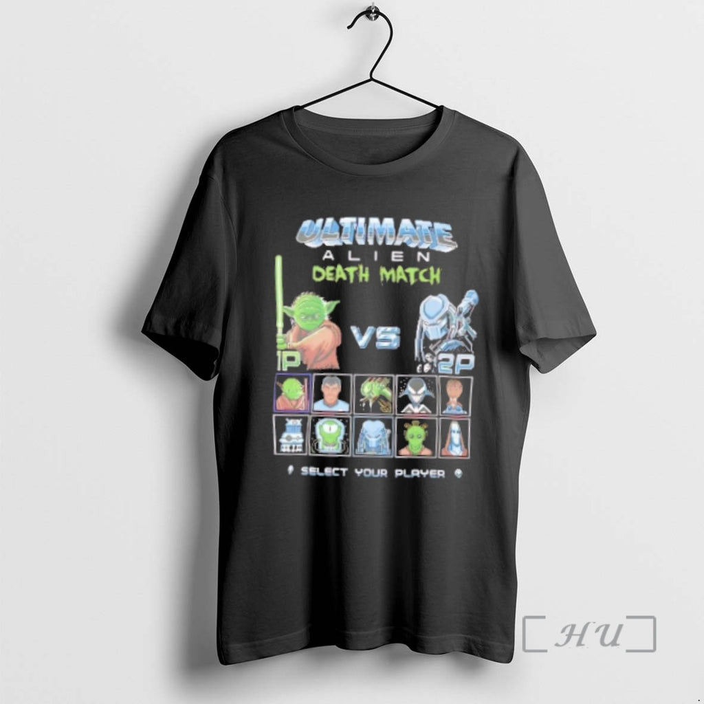 Officials Ultimate Alien Death Match Retro Gaming Parody T-Shirts, Hoodie, Sweatshirt | AU01DripNestTees.com