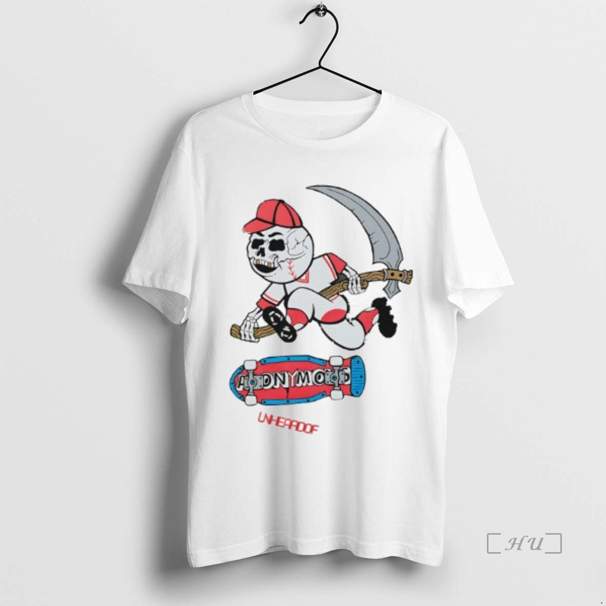 Officials Unheardof Reaper Skater Baseball Graphic T-Shirts, Hoodie, Sweatshirt | AU01DripNestTees.com