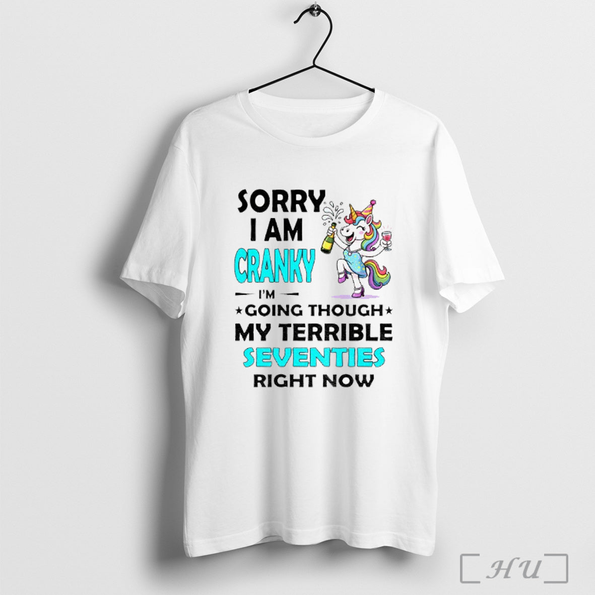 Officials Unicorn Party Sorry I Am Cranky Im Going Through My Terrible Seventies Right Now