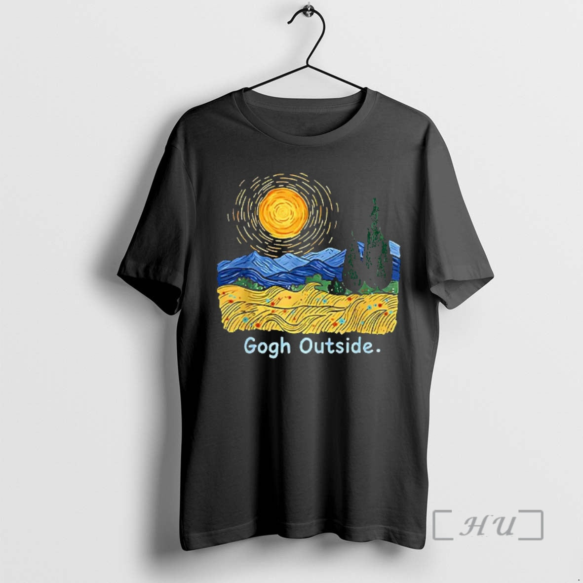 Officials Van Gogh Outside Starry Night Parody T-Shirts, Hoodie, Sweatshirt | AU01DripNestTees.com