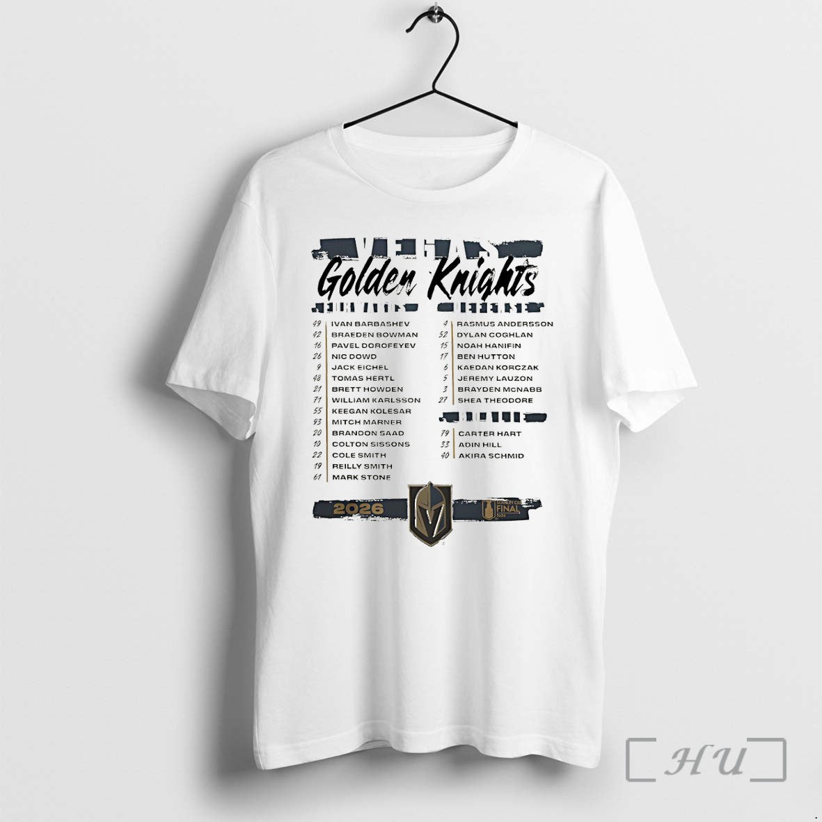 Officials Vegas Golden Knights 2026 Stanley Cup Final Roster