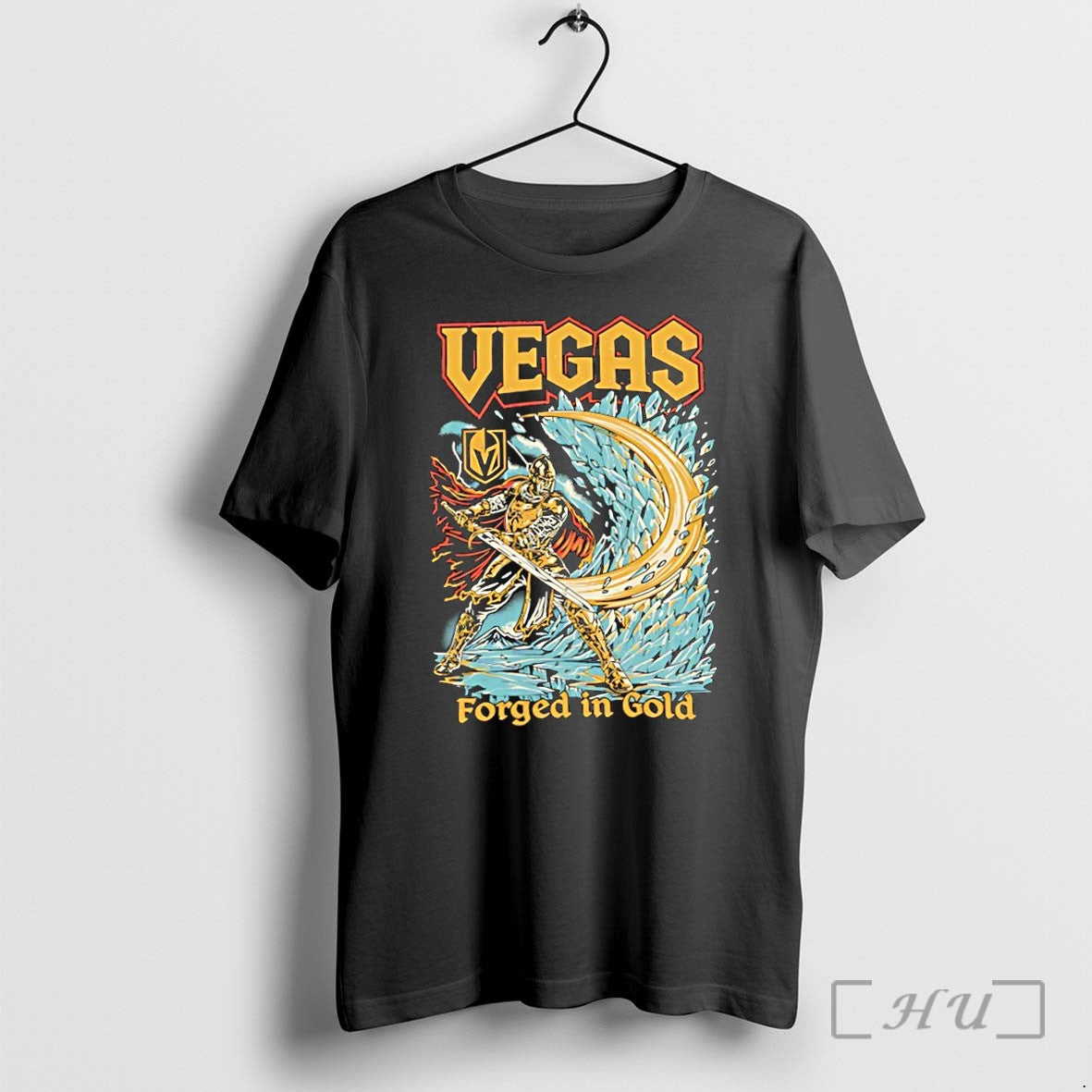 Officials Vegas Golden Knights Forged In Gold Graphic