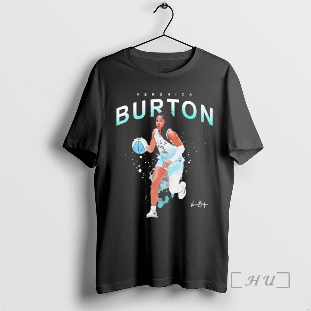 Officials Veronica Burton Unrivaled Basketball Signature Graphic T-Shirts, Hoodie, Sweatshirt | AU01DripNestTees.com