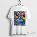 Officials Vichysart Vibrant Owl T-Shirts, Hoodie, Sweatshirt | AU01DripNestTees.com