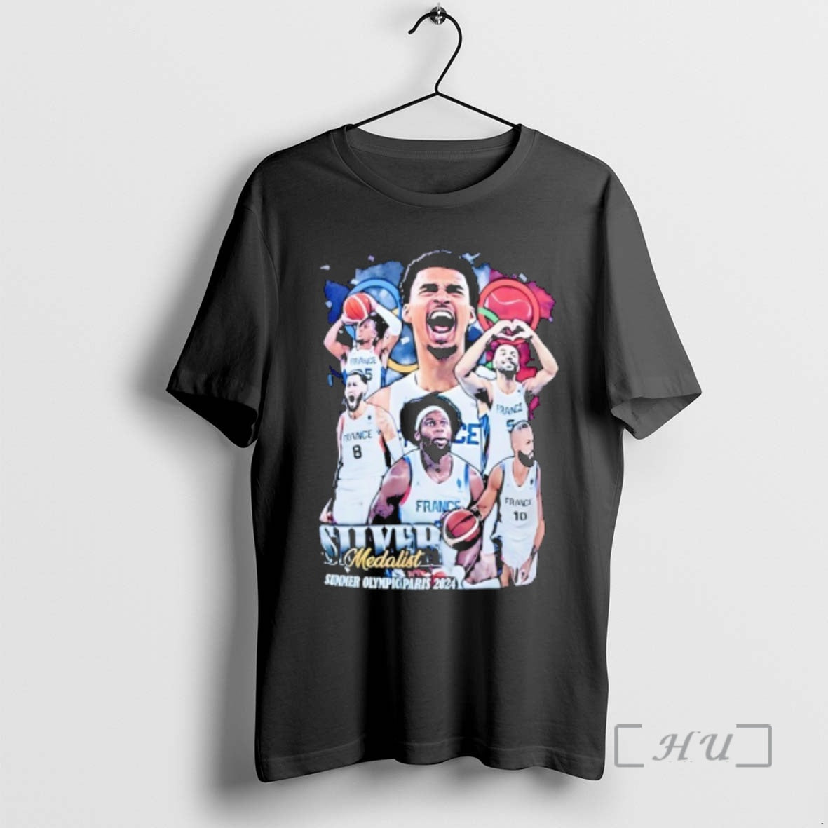 Officials Victor Wembanyama San Antonio Spurs Players Silver Medalist Graphic T-Shirts, Hoodie, Sweatshirt