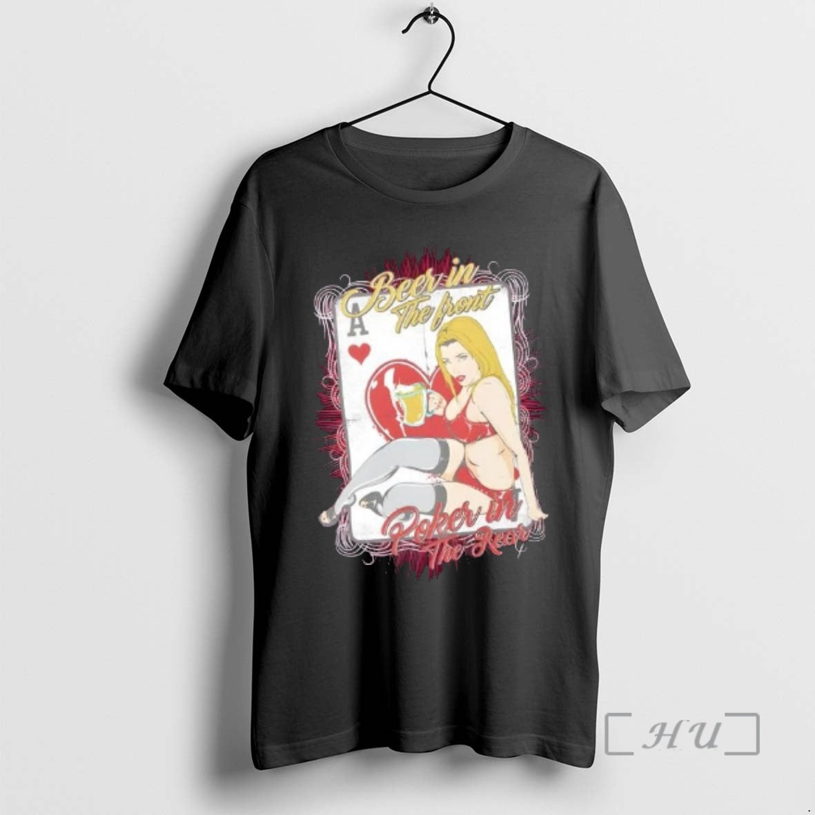 Officials Vintage Poker Pin Up Ace Of Hearts Art T-Shirts, Hoodie, Sweatshirt | AU01DripNestTees.com