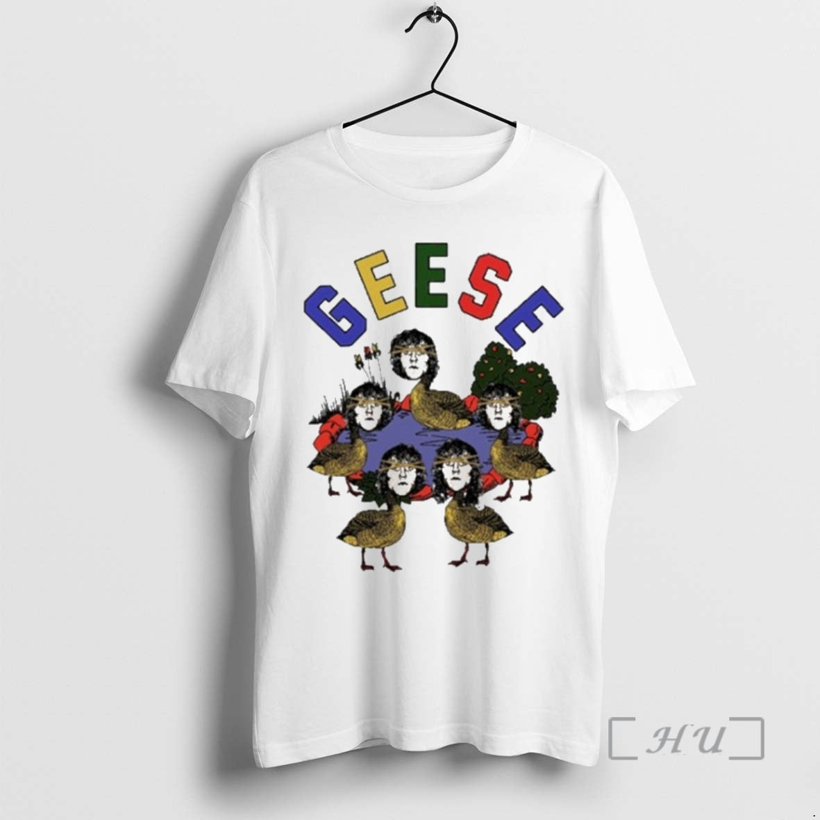 Officials Vintage Surreal Goose Illustration T-Shirts, Hoodie, Sweatshirt | AU01DripNestTees.com