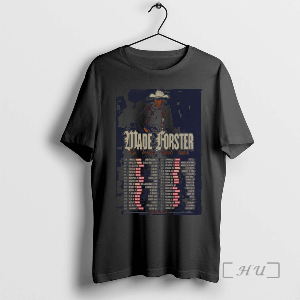 Officials Wade Forster 2026 The Dying Breed Tour T-Shirts, Hoodie, Sweatshirt | AU01DripNestTees.com