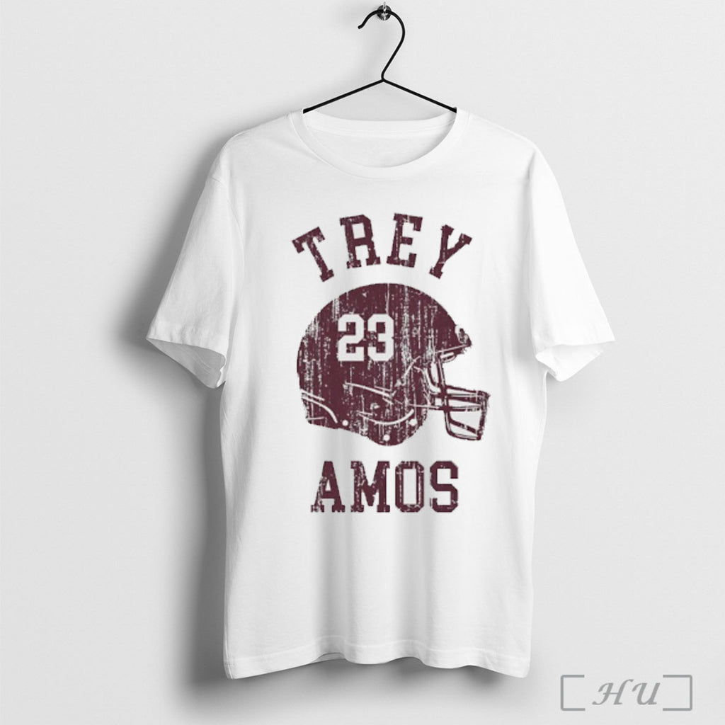 Officials Washington Commanders Football Trey Amos 23 Helmet T Shirt