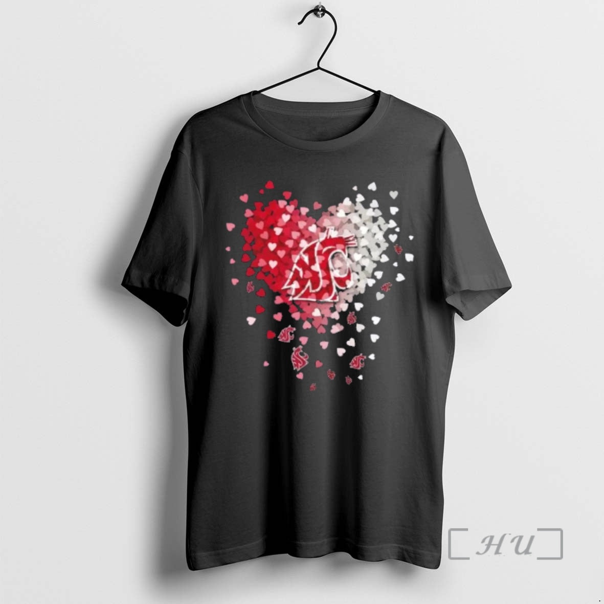 Officials Washington State Cougars Football Fans Hearts And Soul T-Shirts, Hoodie, Sweatshirt | AU01DripNestTees.com