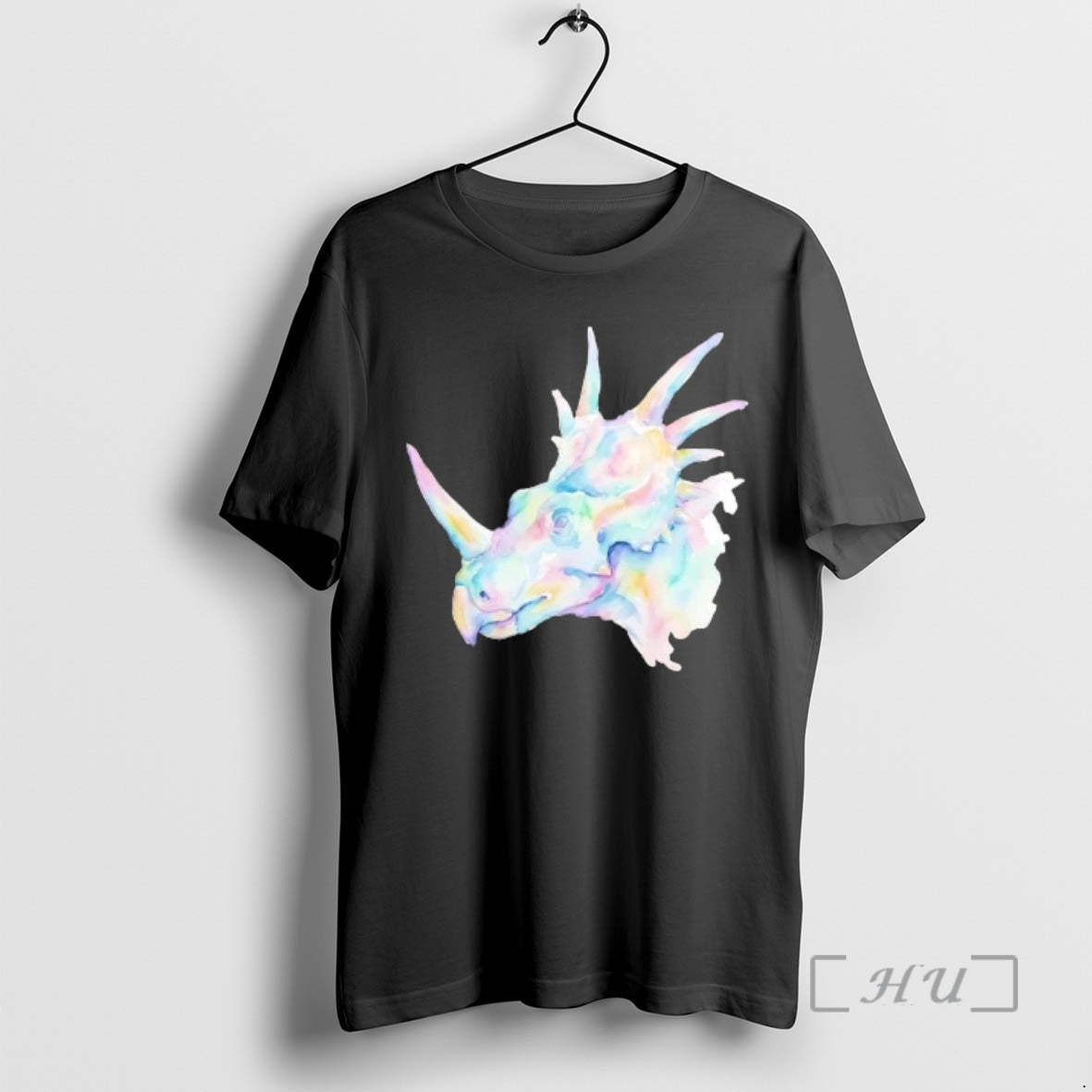 Officials Watercolor Ceratopsian Big Face T-Shirts, Hoodie, Sweatshirt | AU01DripNestTees.com