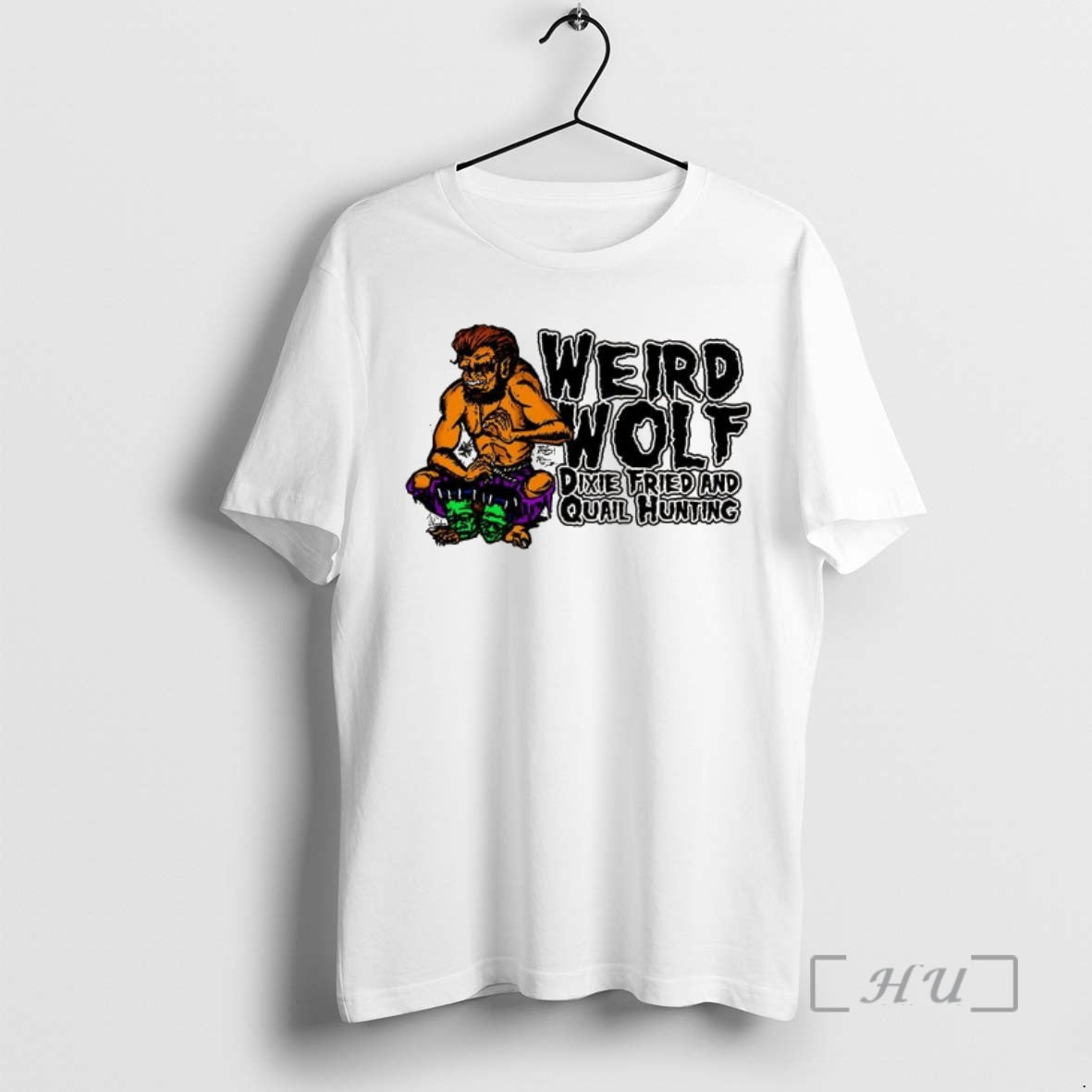 Officials Weird Wolf Dixie Fried And Quail Hunting Cartoon T-Shirts, Hoodie, Sweatshirt | AU01DripNestTees.com