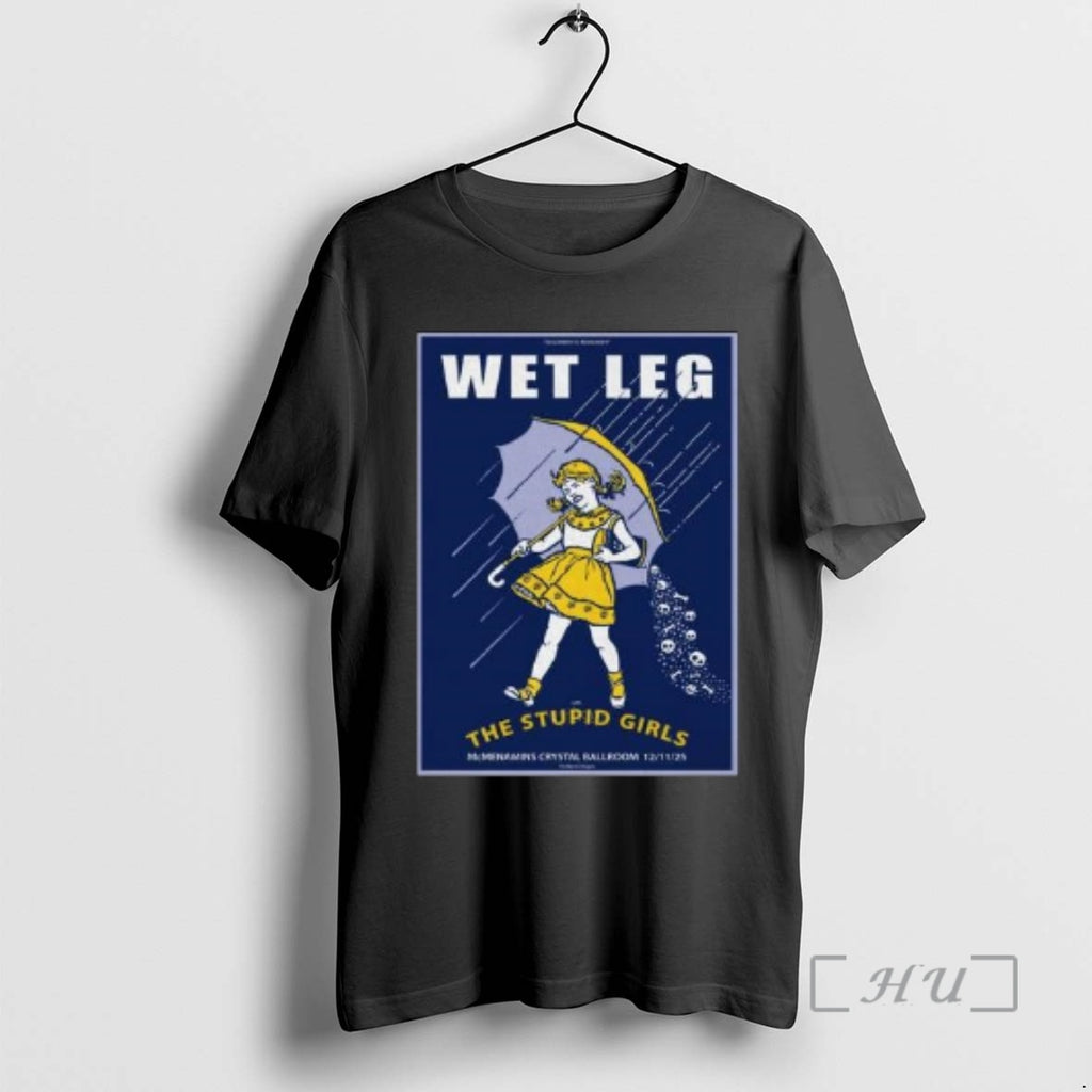 Officials Wet Leg December 11 2025 Crystal Ballroom In Portland Or Circle Black Premium T-Shirts, Hoodie, Sweatshirt