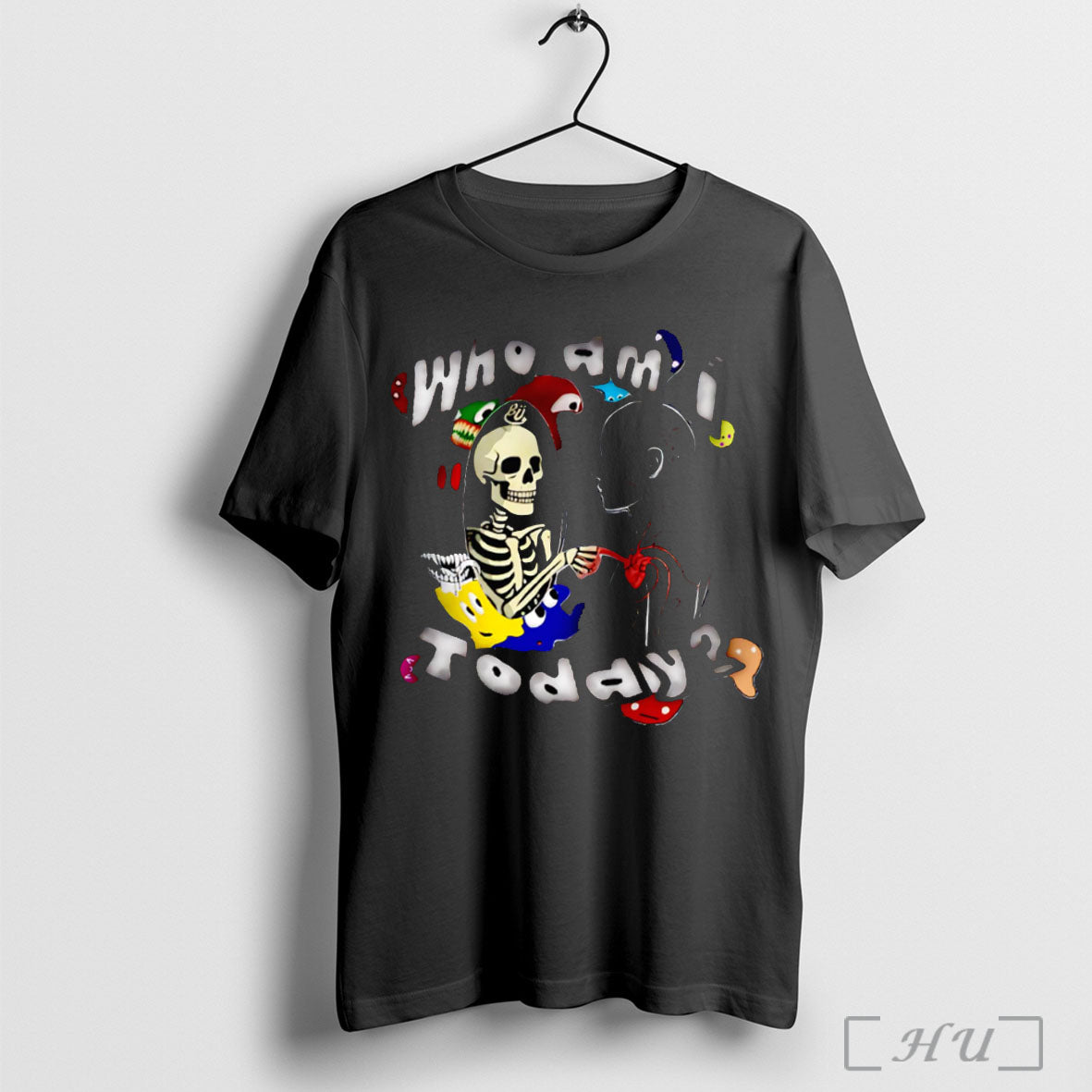 Officials Who Am I Today Skeleton T Shirt