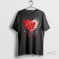 Officials Wisconsin Badgers Football Fans Hearts And Soul T-Shirts, Hoodie, Sweatshirt | AU01DripNestTees.com