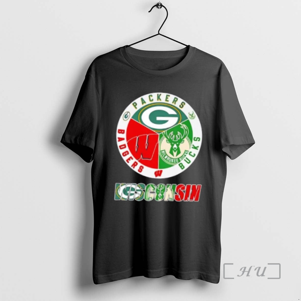 Officials Wisconsin City Sports Green Bay Packers Milwaukee Bucks X Wisconsin Badgers Logo Premium