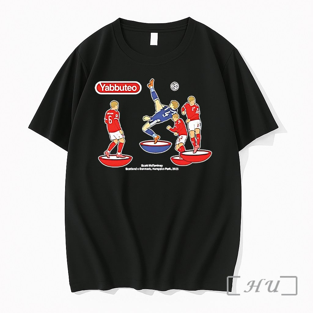 Officials Yabbuteo Mctominay Bicycle Kick Scotland V Denmark Hampden Park 2025 Premium T Shirts Sweater