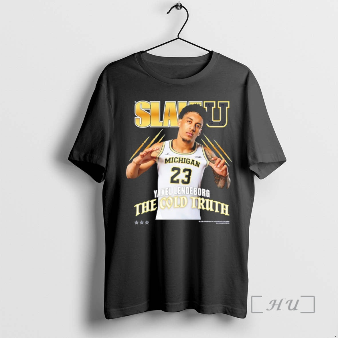 Officials Yaxel Lendeborg The Cold Truth Michigan Wolverines Slamu T-Shirts, Hoodie, Sweatshirt | AU01DripNestTees.com