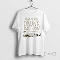 Officials Year Of The Drunk Raccoon America 2025 T-Shirts, Hoodie, Sweatshirt | AU01DripNestTees.com