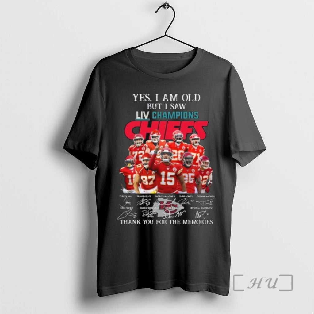 Officials Yes I Am Old But I Saw Liv 2019 Champions Kansas City Chiefs Players T-Shirts, Hoodie, Sweatshirt