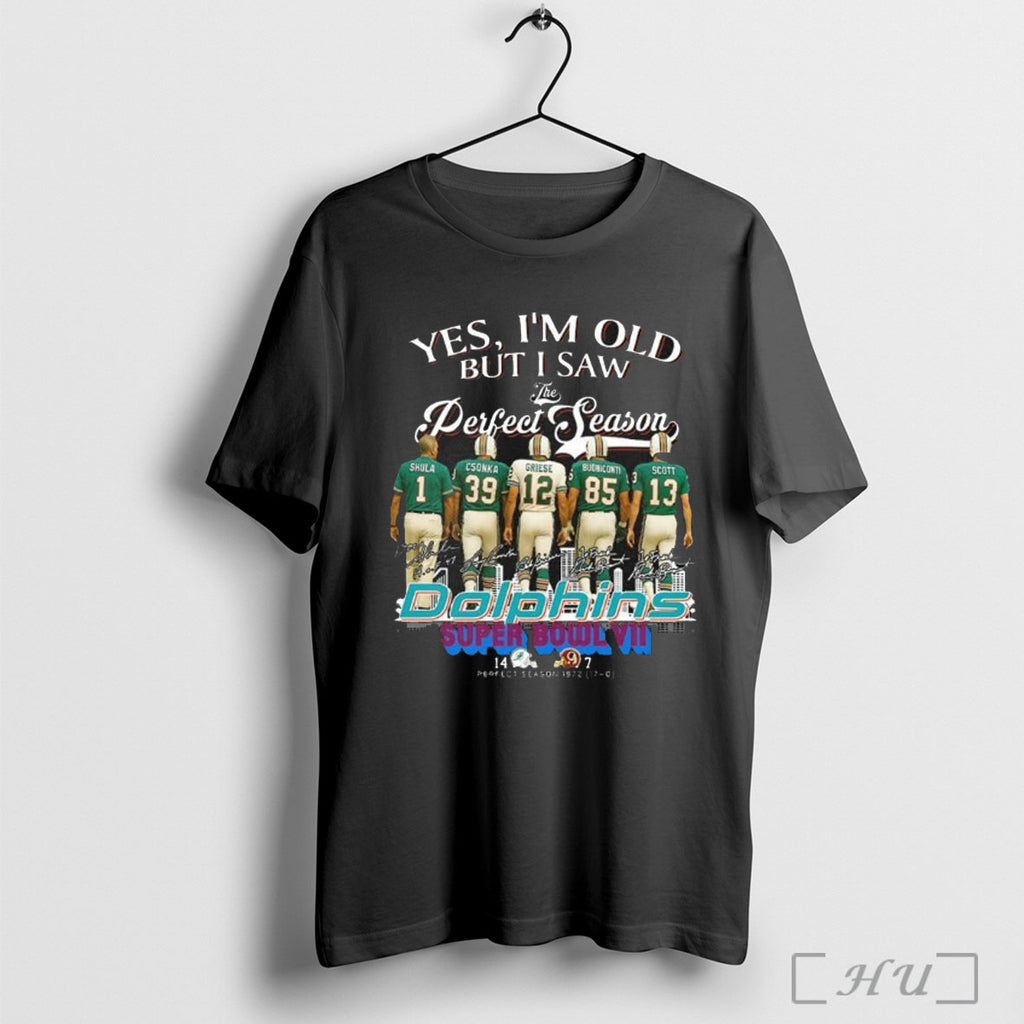 Officials Yes Im Old But I Saw Miami Dolphins Perfect Season Shula Csonka Griese Buoniconti