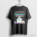 Officials Yes Im Old But I Saw Miami Dolphins Greatness Helmet Logo T Shirt