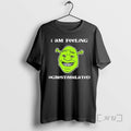 Officials Cho Shrek I Am Feeling Overstimulated Ornaments T-Shirts, Hoodie, Sweatshirt | AU01DripNestTees.com