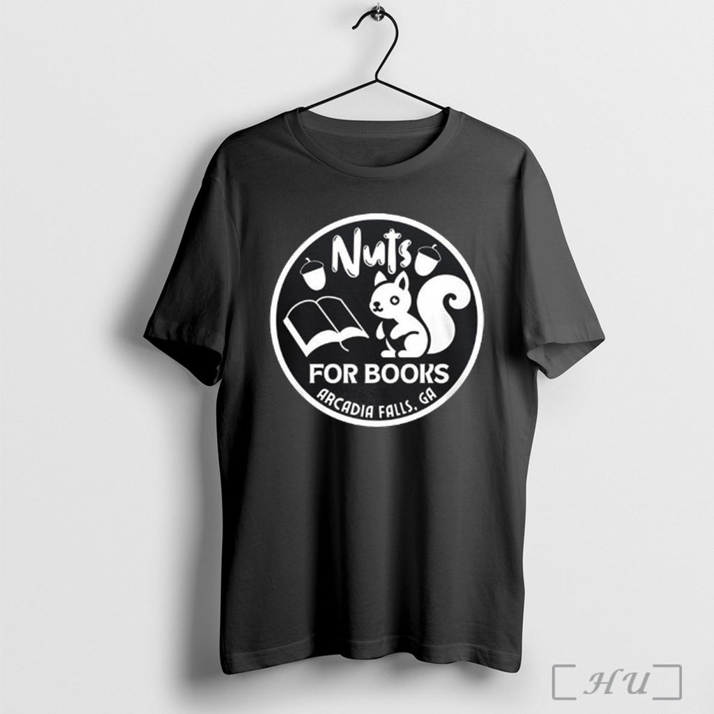 Officials Nuts For Books Arcadia Falls Ga T Shirt