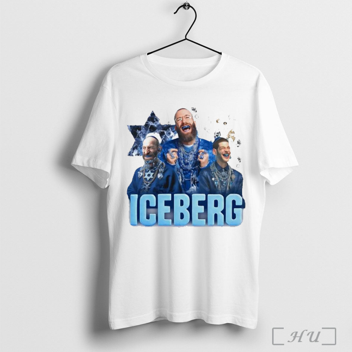 Oficials Iceberg Jews Gemstone Parody Graphic T Shirt