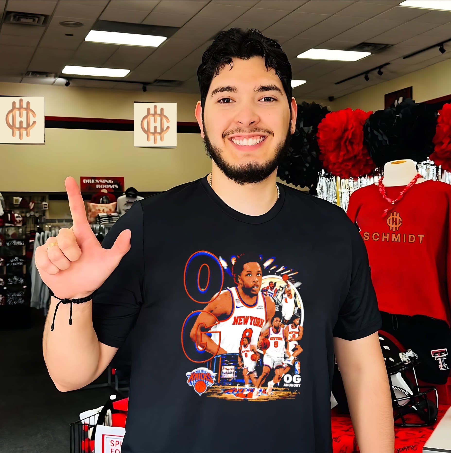 Og Anunoby New York Knicks player collage 2026 shirt