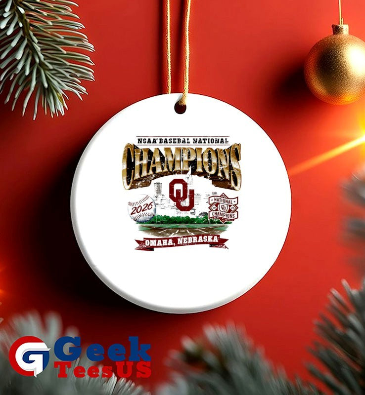 Oklahoma Sooners Baseball NCAA National Champions 2026 Omaha Nebraska T-shirt