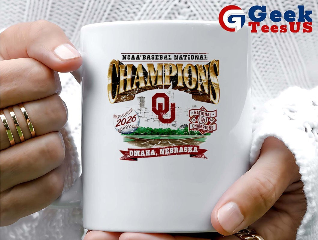 Oklahoma Sooners Baseball NCAA National Champions 2026 Omaha Nebraska T-shirt