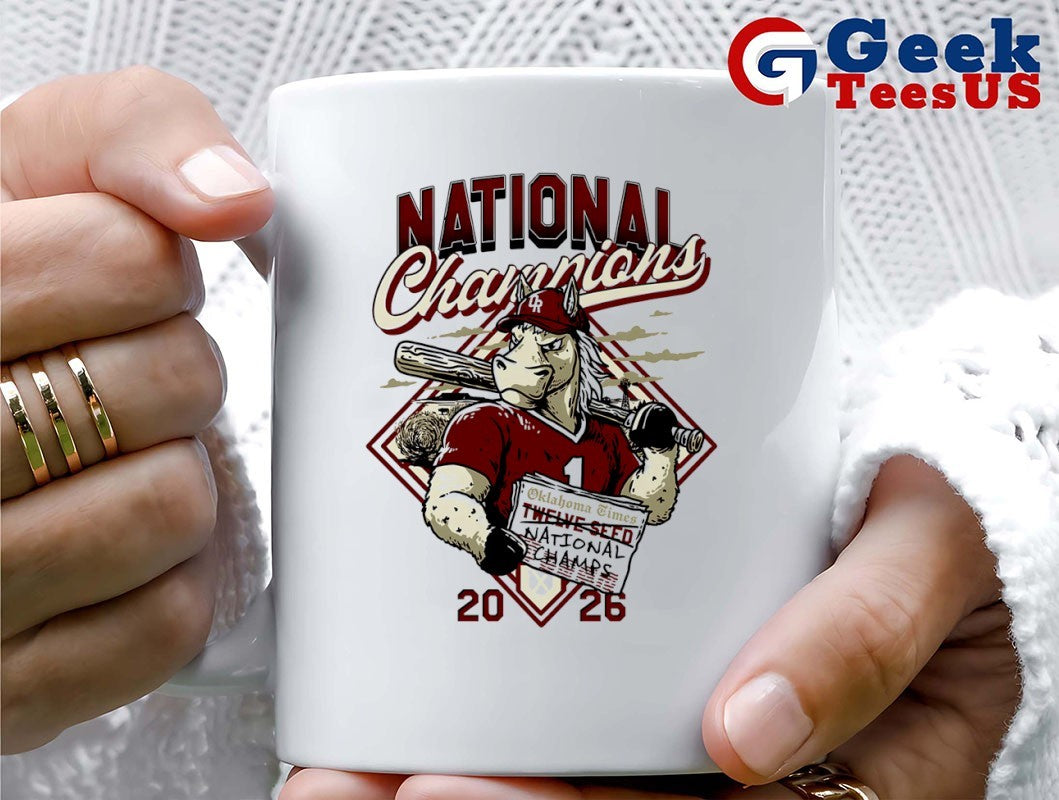 Oklahoma Sooners Baseball National Champions Twelve Seed Newspaper 2026 T-shirt