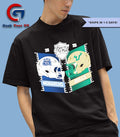 Old Dominion Monarchs vs. South Florida Bulls 2025 Staffdna Cure Bowl Champions helmet to helmet shirt