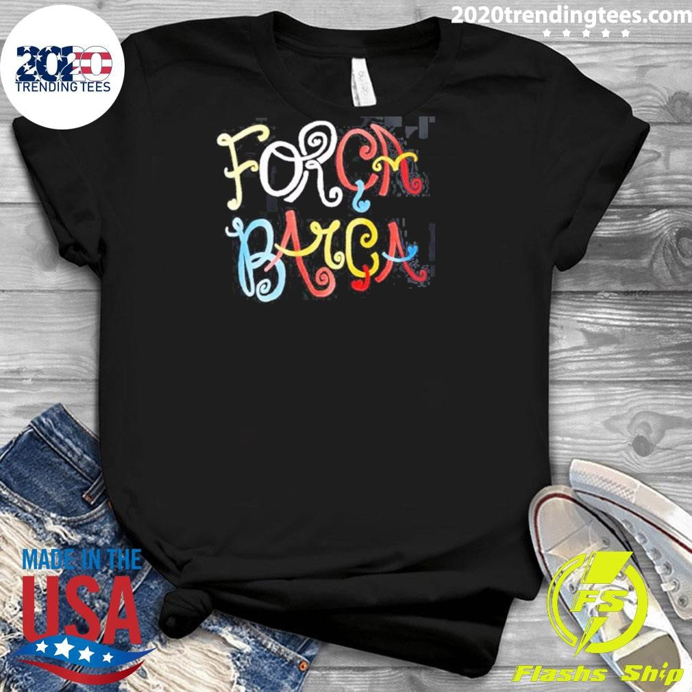 Olivia Rodrigo X Nike Fc Barcelona X Spotify Forca Barca Shirt