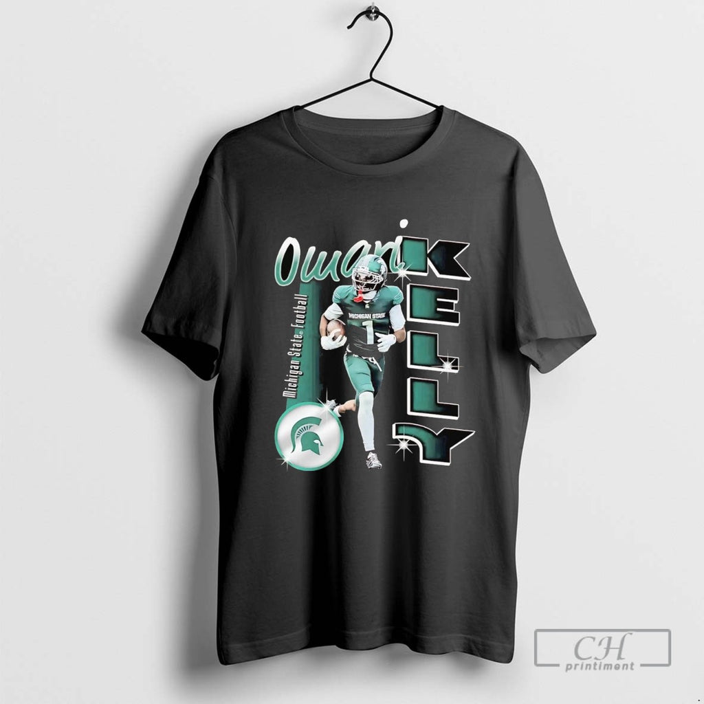 Omari Kelly Graphic Running Michigan State