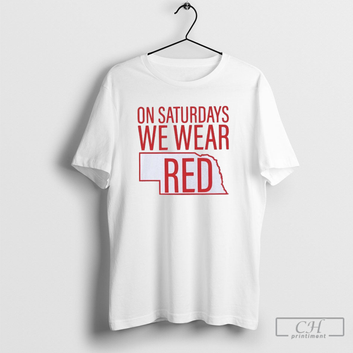 On Saturdays We Wear Red Nebraska Shirt