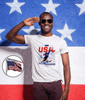 One Nation One Team One Goal Goalkeeper Diving for Soccer Ball USA UNITED STATES Shirt