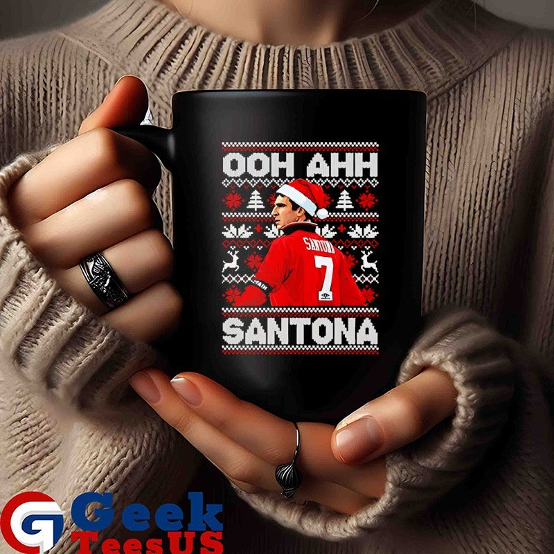 Ooh Ahh Santona ugly Cantona Christmas shirt