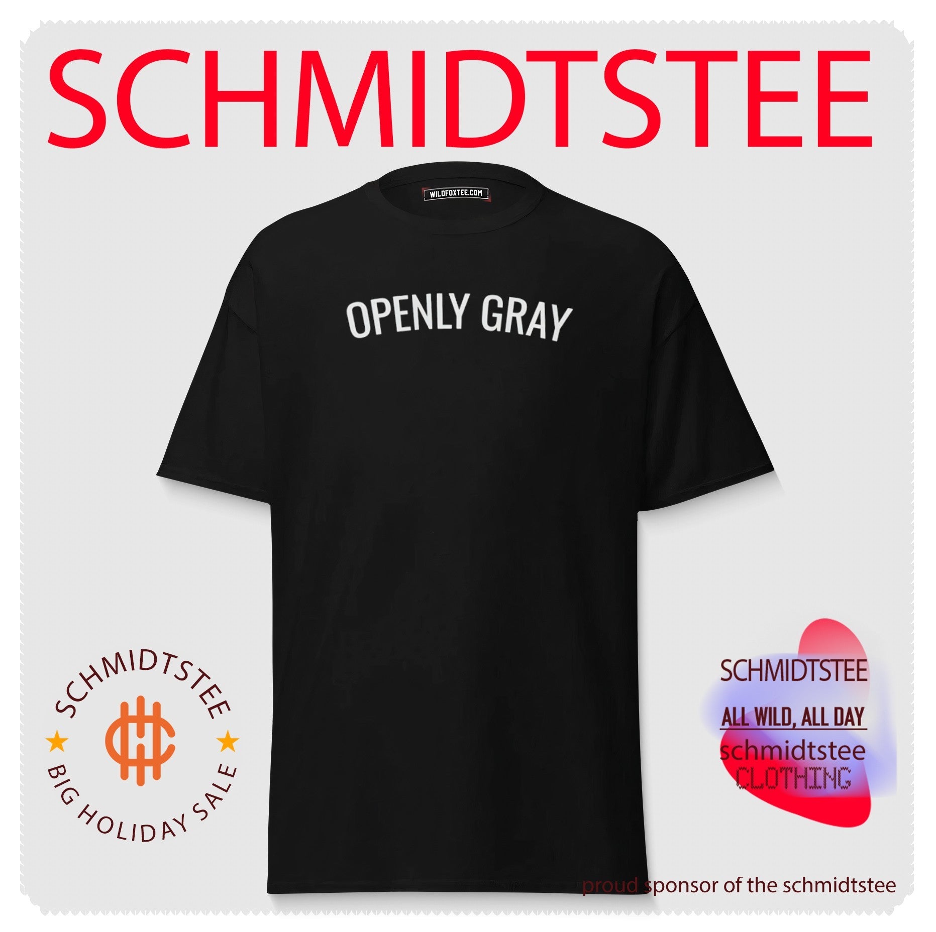 Openly Gray text shirt