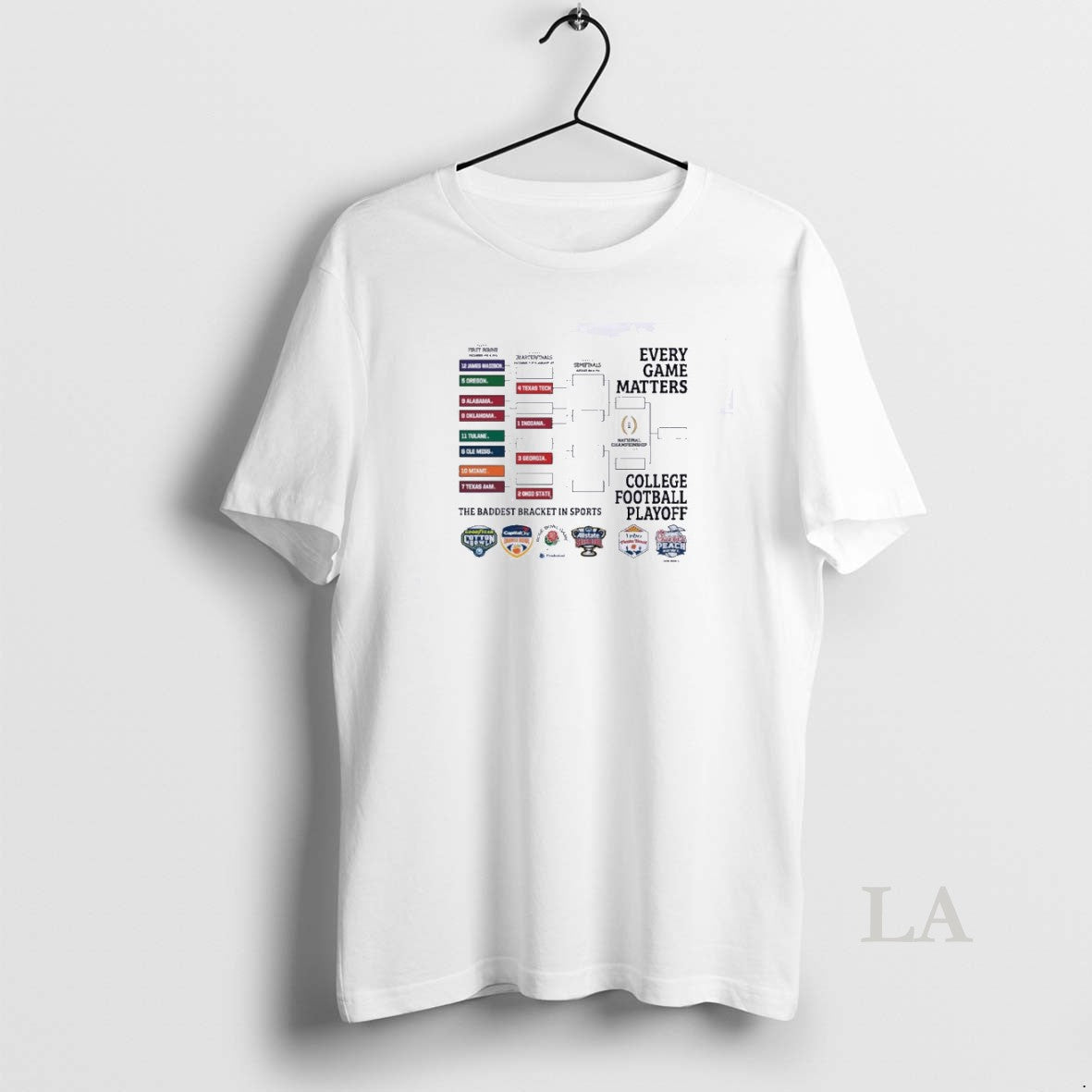 Original 2025 Cfp Brackets T-Shirts, Hoodie, Sweatshirt | AU01DripNestTees.com