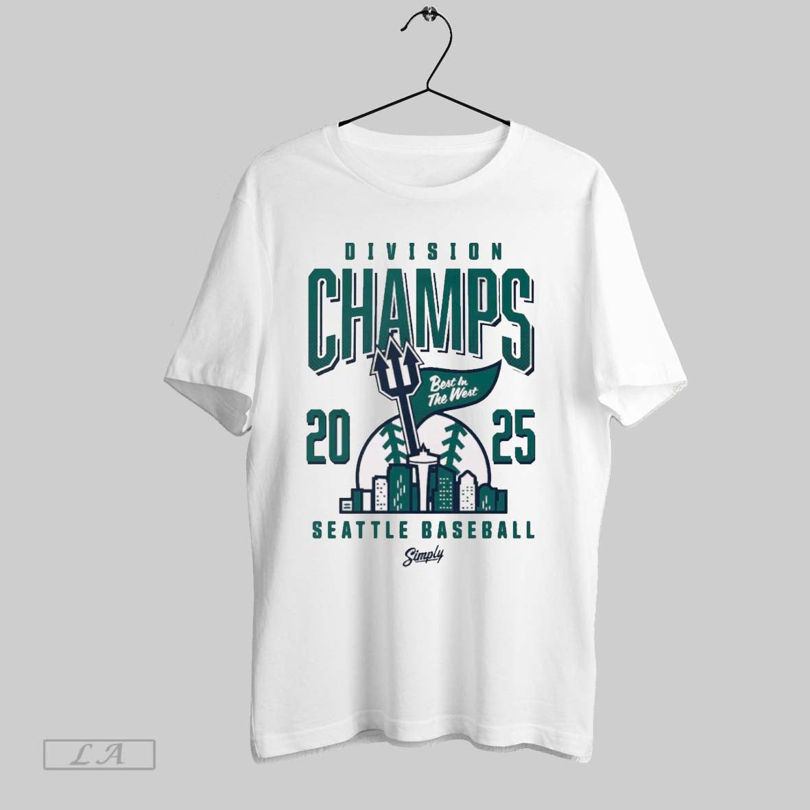 Original 2025 Division Champs Seattle Mariners Baseball Best In The West Seize The Moment