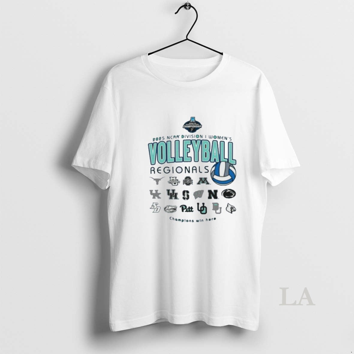 Original 2025 Ncaa Di Womens Volleyball Regional Teams T-Shirts, Hoodie, Sweatshirt | AU01DripNestTees.com