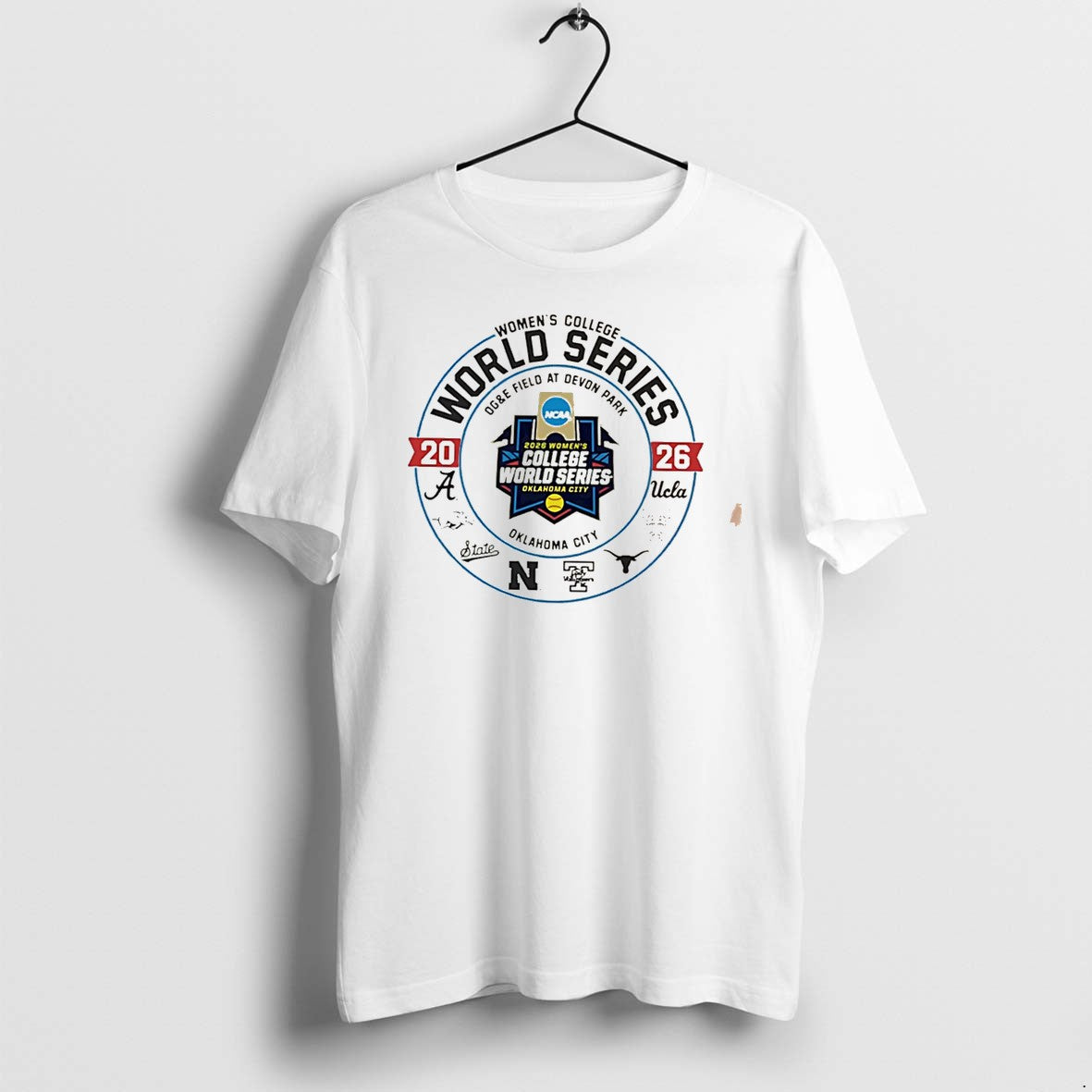 Original 2026 Womens College World Series 8 Team Tee Tshirts Jpg