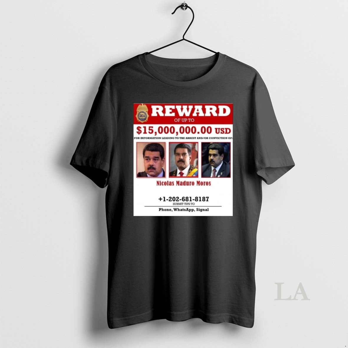Original 2026 Wanted Nicolas Maduro Moros Reward Up To 15 Million Usd Dea T-Shirts, Hoodie, Sweatshirt | AU01DripNestTees.com