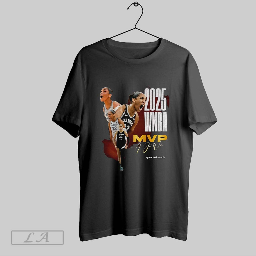 Original Aja Wilson Mvp Las Vegas Aces Wnba 2025 Graphic