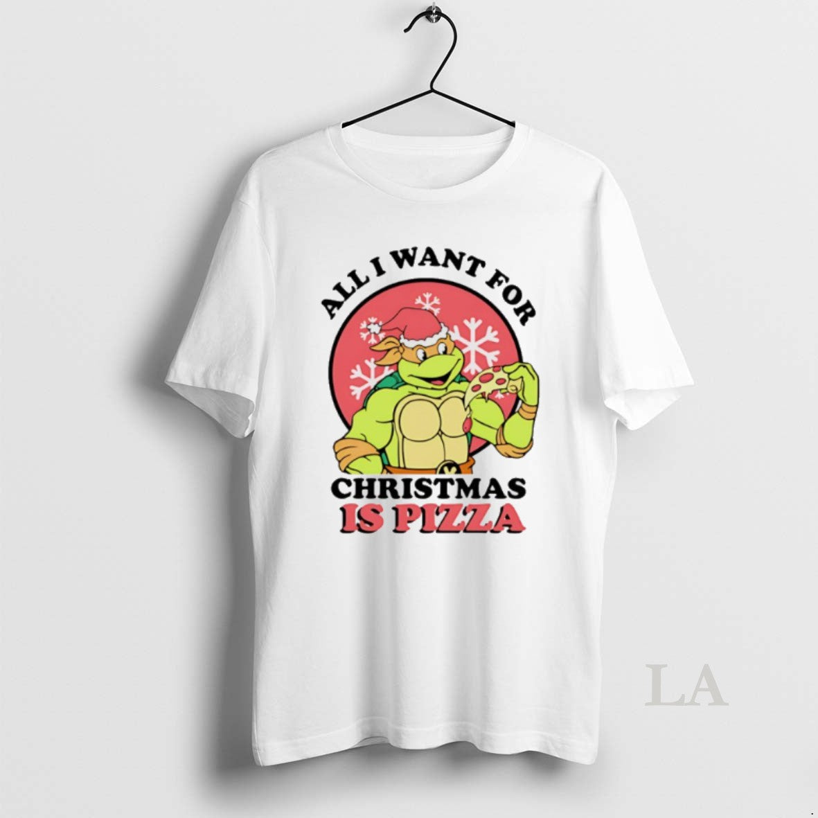 Original All I Want For Christmas Is Pizza Turtle T-Shirts, Hoodie, Sweatshirt | AU01DripNestTees.com